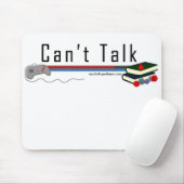 Tapis De Souris Le logo classique ne peut pas parler Mousepad (Avec souris)