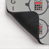 Tapis De Souris "Le logo du comptable doué" (Coin)