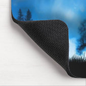 Tapis De Souris Le loup argenté conçoit MousePad (Coin)