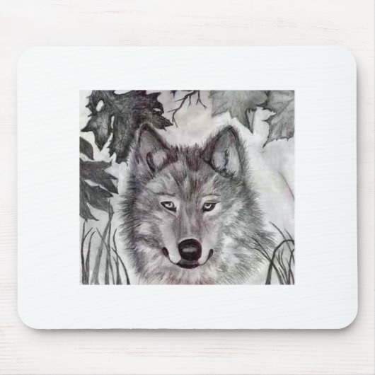 Tapis De Souris Le loup de Devin (Devant)