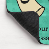 Tapis De Souris Le Mac aime le fromage, macaronis mignons drôles + (Coin)