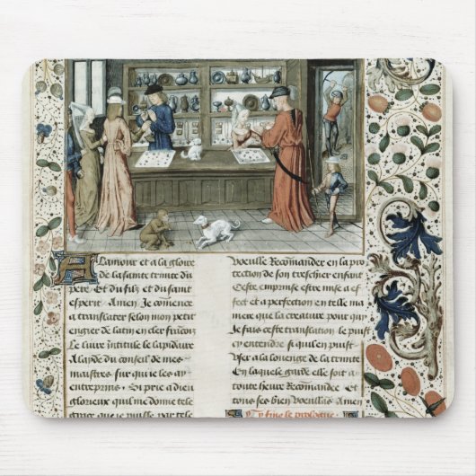 Tapis De Souris Le magasin du bijoutier, de Lapidaire de (Devant)