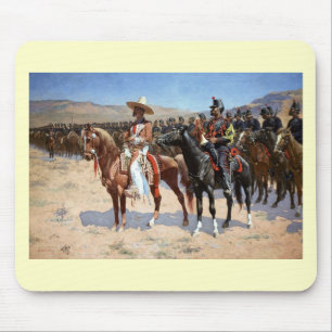 Tapis De Souris Le major mexicain de Frederic Remington (1889)