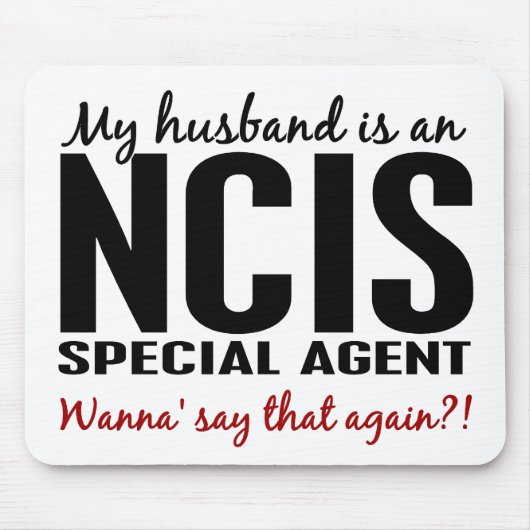 Tapis De Souris Le mari est un agent de NCIS (Devant)