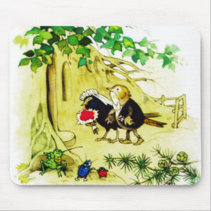 Tapis De Souris Le mariage d'oiseau