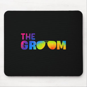 Tapis De Souris Le Marié Tie Dye Lunettes de soleil drôles Cadeau 