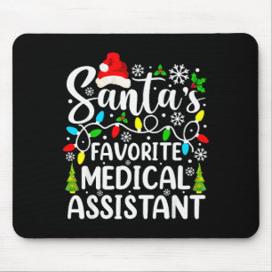 Tapis De Souris Le Médecin préféré du Père Noël Instantané Noël dr