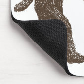 Tapis De Souris Le meilleur ami de Sasquatch (Coin)