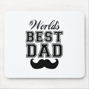 Tapis De Souris Le meilleur papa du monde avec la moustache