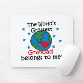 Tapis De Souris Le meilleur papy appartient à moi (Avec souris)