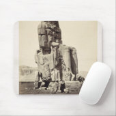 Tapis De Souris "Le Memnon vocal", statue colossale d'Amenhotep I (Avec souris)