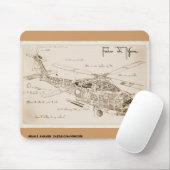 Tapis De Souris Le MH-60 Seahawk Mousepad de da Vinci (Avec souris)