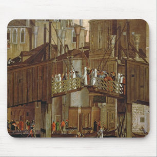 Tapis De Souris Le miracle de la relique de la croix sainte,