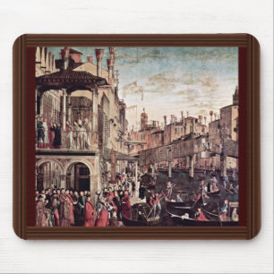 Tapis De Souris Le miracle de la relique de la croix sainte, en la