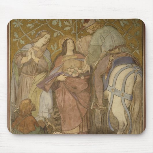 Tapis De Souris Le miracle de rose, c.1855 (Devant)