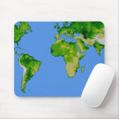 Tapis De Souris Le monde (Avec souris)
