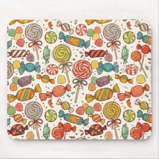 Tapis De Souris Le monde des bonbons.