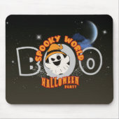 Tapis De Souris Le monde Éffrayant d'Halloween | (Devant)