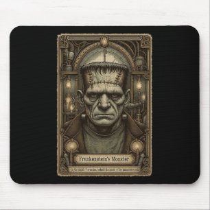 Tapis De Souris Le Monster Frankenstein Vintage Halloween Tarot C
