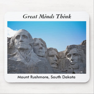 Tapis De Souris le mont Rushmore, grand MindsThink