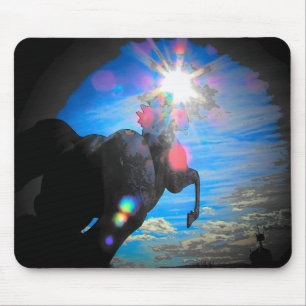 Tapis De Souris Le monument Wild Horse