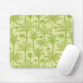 Tapis De Souris Le Motif des palmiers verts (Avec souris)