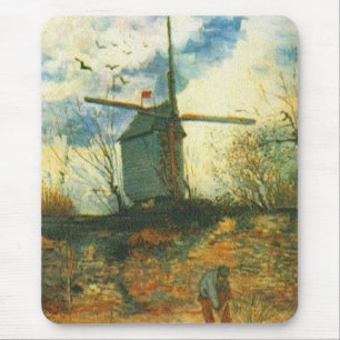 Tapis De Souris Le Moulin de la Galette Van Gogh
