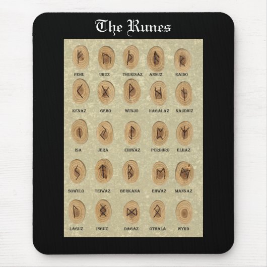 Tapis De Souris Le mousepad de runes (Devant)