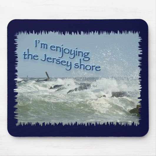 Tapis De Souris Le New Jersey Shore (Devant)