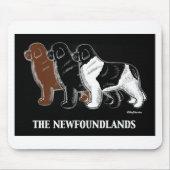 Tapis De Souris Le Newfoundlands (Devant)