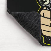 Tapis De Souris Le noir a obtenu le pistolet de munitions (Coin)