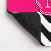 Tapis De Souris Le noir rose pointille Mousepad personnalisé par (Coin)