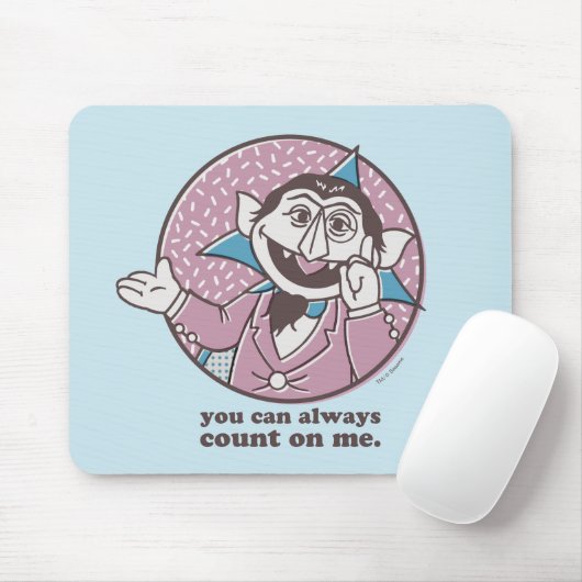 Tapis De Souris Le nombre | Vous Pouvez Toujours Compter Sur Moi (Avec souris)