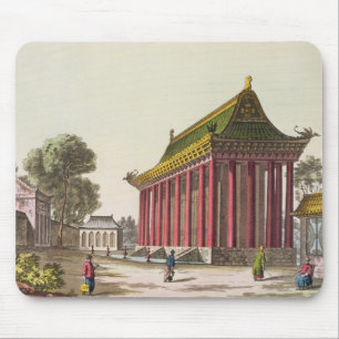 Tapis De Souris "Le palais européen" au Yuen-Ming-Yuan, illustrat
