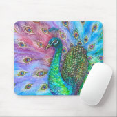 Tapis De Souris Le paon parfait (Avec souris)