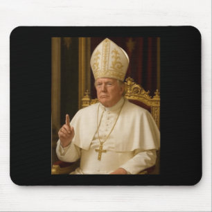 Tapis De Souris Le pape Trump drôle