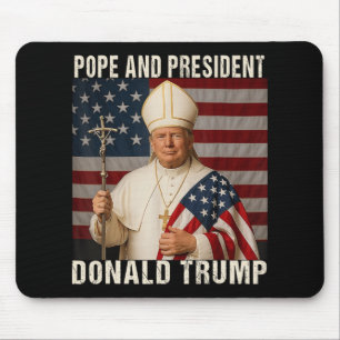 Tapis De Souris Le Pape Trump Drôle Le Président Trump Veut Être L