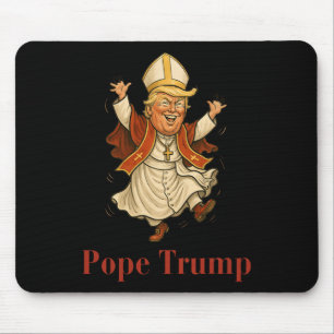 Tapis De Souris Le pape Trump drôle Trump Vatican Christian Retro