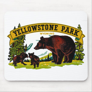 Tapis De Souris Le parc Yellowstone