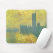 Tapis De Souris Le Parlement, ciel orageux de Claude Monet (Avec souris)
