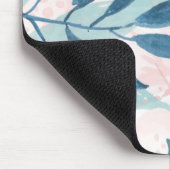 Tapis De Souris Le pastel élégant d'aquarelle part du monogramme (Coin)