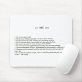 Tapis De Souris Le patron (Avec souris)