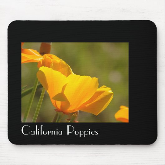 Tapis De Souris Le pavot de Californie fleurit Mousepad (Devant)