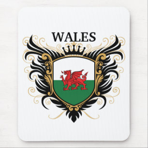 Tapis De Souris Le Pays de Galles [personnalisez]