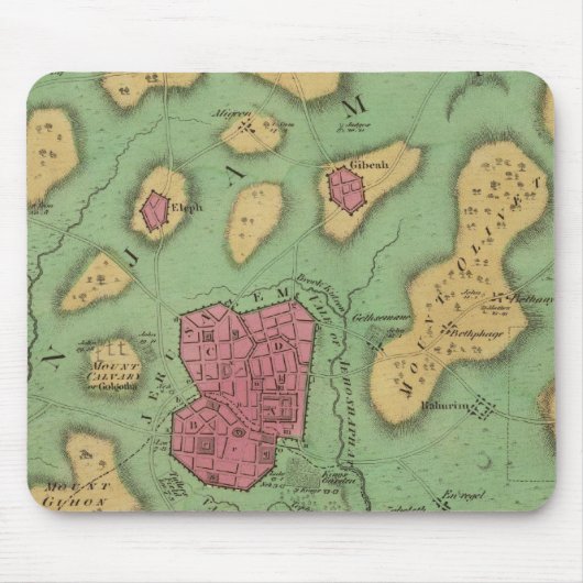Tapis De Souris Le Pays De Moriah Ou De Jérusalem (Devant)