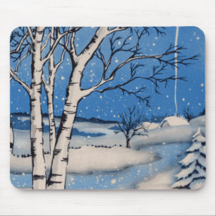 Tapis De Souris Le pays des merveilles Mousepad d'hiver