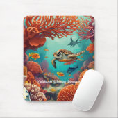 Tapis De Souris "Le paysage de corail" (Avec souris)