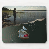 Tapis De Souris Le pêcheur . Bonne pêche (Devant)