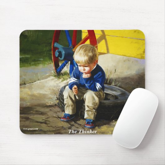 Tapis De Souris Le penseur (Avec souris)