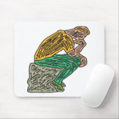Tapis De Souris Le penseur (Avec souris)